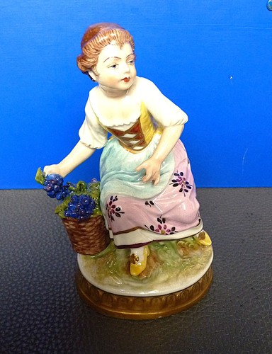 Porzellan figur traubenkind - porzellan,