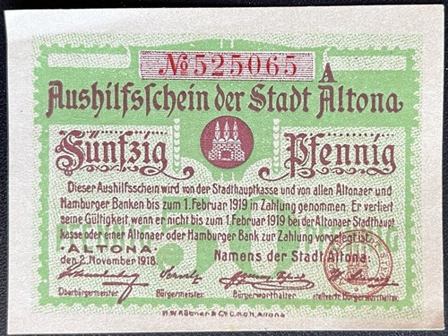 Pfennig altona 1918 - altona,