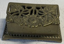 Briefmarkenbox aus Messing im