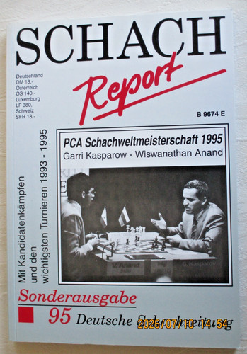 Schach report sonderausgabe - schach,