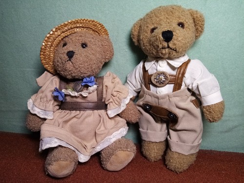 Wurm teddybären paar - teddybären,