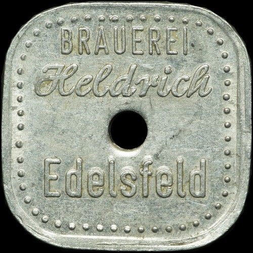 Biermarke alu marke brauerei - biermarke:, alu-marke.