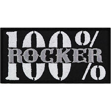 Aufnäher: 100% Rocker