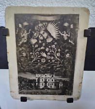 antik Lithostein Lithographie Stein religiöses Motiv