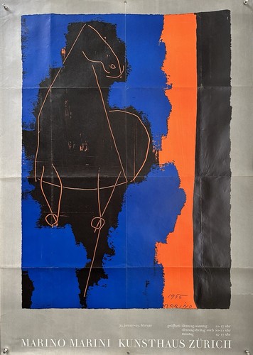 Original marino marini - marini, poster