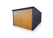 Blechgarage 3x5m, Schwingtor