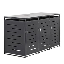 Metall Garten Mülltonnenbox