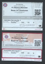 FC Bayern München - Bayer 04 Leverkusen ---  2x Ticket Bundesliga