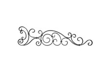 Rosette zierornamen zauntor - rosette,