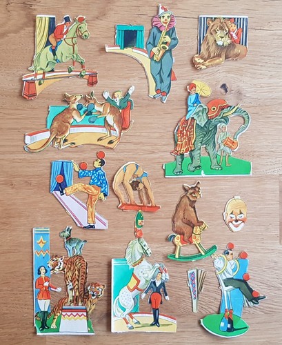 Ddr stammbuchbilder zirkus alt - zirkus,