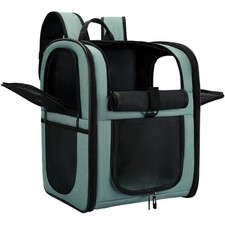 Hunde Katzen Rucksack Haustier Tasche Outdoor Belüftung 2-15kg Blau