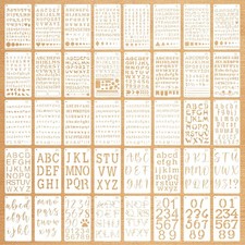Buchstaben schablone stück - buchstaben,