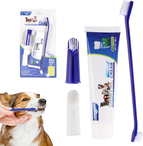 Hundezahnpflege set mit - hundezahnpflege,