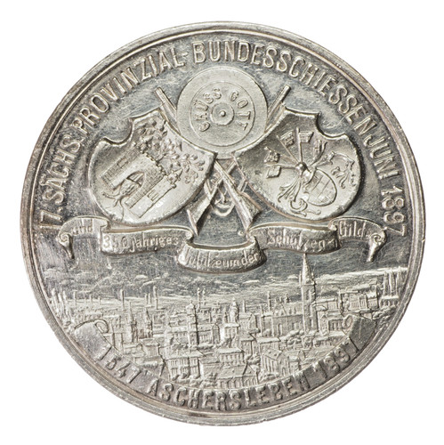 Schützenmedaille aschersleben - schützenmedaille,