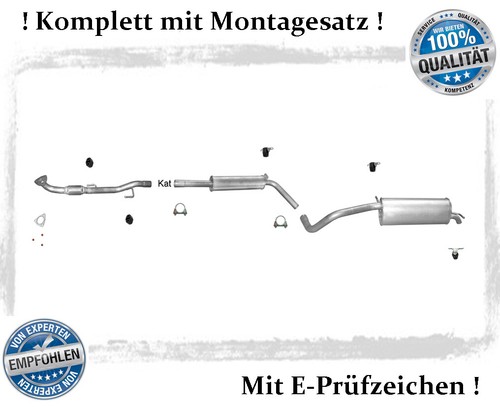 Auspuffanlage für polo 9n - für,
