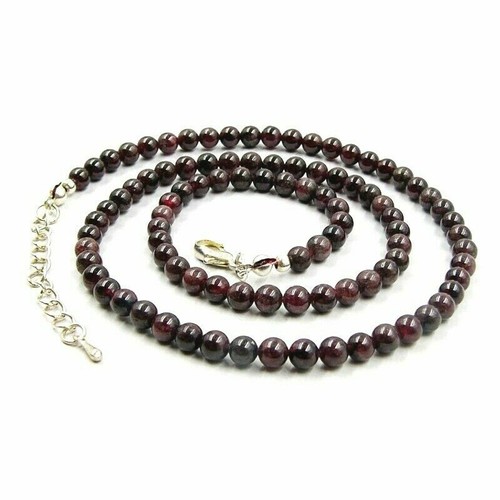 Granat kette halskette damen - halskette,