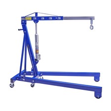 2000kg Werkstattkran faltbar Kran Motorkran foldable crane blue 2ton CE2TJ W2203