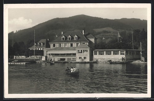 Ansichtskarte tegernsee hotel - ansichtskarte,