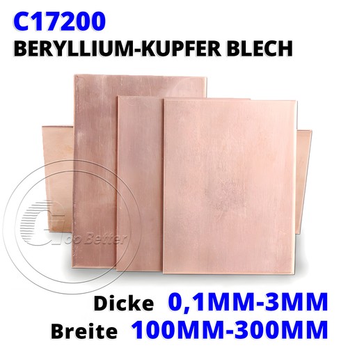 Beryllium kupfer blech platte - blech,