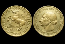 NOTGELD: 5 Millionen Mark 1923