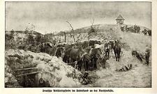 Belgien * Artillerie-Pferdeunterstand an der Nordseeküste * Bilddokument 1914