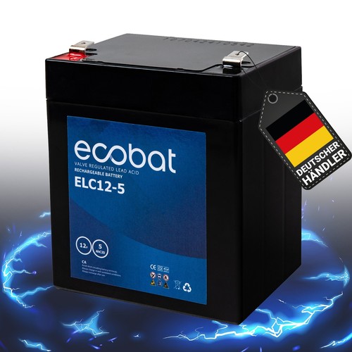 Batterie 12v 5ah blei akku - 4,5ah,