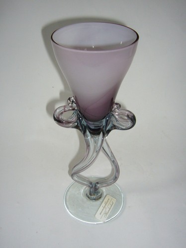 Schöne alte kelchvase - alte, kelchvase-murano