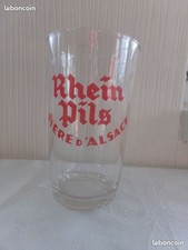 Altes Bierglas Brauerei RHEIN PILS Vintage