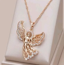 Damen Halskette 585er Rolled