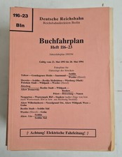 Buchfahrplan Heft 116-23