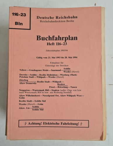 Buchfahrplan heft 116 - buchfahrplan,