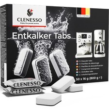 CLENESSO Entkalkungstabletten für Kaffeevollautomaten (50 Stück)