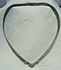 Collier Halskette wohl Italien  800er Silber gestempelt 