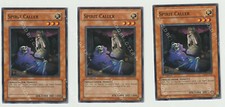 YUGIOH! SPIRIT CALLER - 1ST EDITION - YSD-DE016(X3) - FREE P&P
