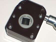 Markisengetriebe 7:1 RAL 8019 Braun Getriebe für Markisen, Öse Blank Neu