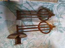 Zwei Klavierleuchter antik, Jugendstil, Dekorativ, Original Unvollständiges Paar