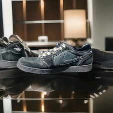 NIKE AIR JORDAN 1 Retro Low OG SP Travis Scott Black Phantom