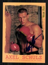 Axel Schulz Autogrammkarte Original Signiert Boxen + G 46101