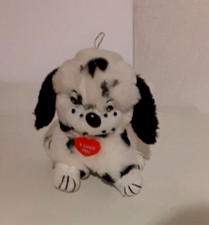 Vintage Dalmatiner Hund Stofftier Plüschtier ~ 12 x 11 x 11cm Größe