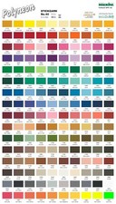 0,84€/100m | Madeira Polyneon No. 40 Stickgarn, 160 Unifarben auf 400m - Spulen