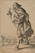 Nach CALLOT (*1592), Portrait eines Edelmannes, um 1800, Rad. Barock 1800-1849