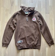 FC St.pauli ZIP Pullover S Braun