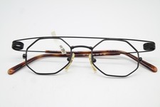 Vintage Brille FORSTER MARIO DI STEFANO MS 54 Schwarz Eckig Brillengestell
