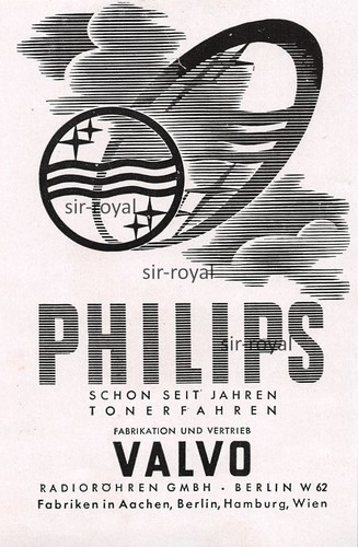 Philips valvo radio röhre - -,