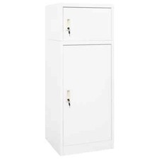 Sattelschrank Weiß 53x53x140