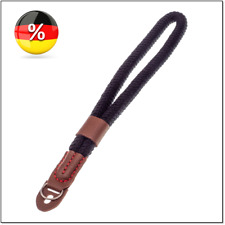 Kamera Handschlaufe Seil Nylon Kameragurt für Handgelenk in schwarz