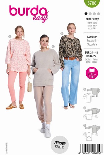 Schnittmuster damensweater - schnittmuster,