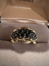 Ring mit Saphiren, Gg 585