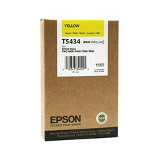 EPSON Druckerpatrone T5434 Yellow C13T543400 110ml Pro 4000 Original OVP 2012