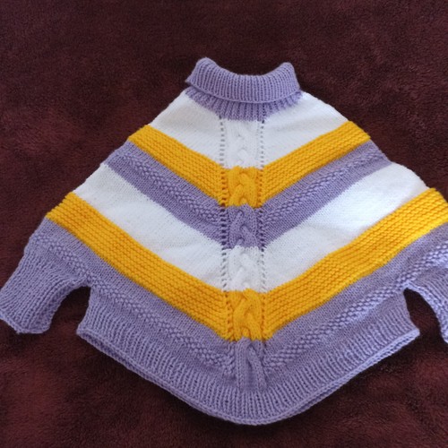 Kinder poncho unikat - 🧶,
